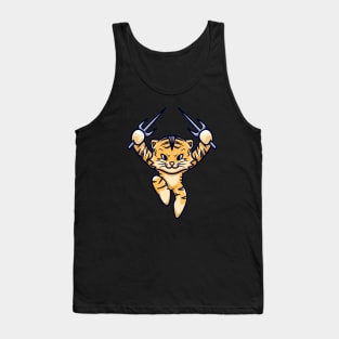 cute tiger trisula Tank Top